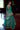 Teal Heavy Embroidery Work Georgette Readymade Sharara Top Lehenga