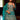 Teal Heavy Embroidery Work Georgette Readymade Sharara Top Lehenga