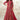 Red Color Georgette Stylish Long Top With Skirt
