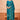 Cyan Designer Fancy Fabric Salwar Suit With Embroidered Work