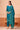 Cyan Designer Fancy Fabric Salwar Suit With Embroidered Work