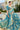 Shimmering Cyan Traditionals Wedding Function Saree With Readymade Blouse