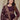 Women's Georgette Wine Embroidered Work Anarkali Gown With Dupatta