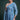 Phenomenal Printed Cyan Color Chinon Fabric Readymade Salwar Suit