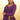 Charismatic Embroidered Georgette Readymade Salwar Suit In Purple Color