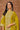 Chinon Fabric Palazzo Salwar Kameez In Yellow Color