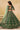 Sangeet Special Art Silk Lehenga Choli In Dark Green Color