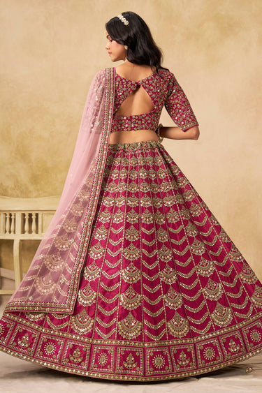 Sangeet Sandhya Special Embroidered Lehenga Choli In Art Silk Fabric