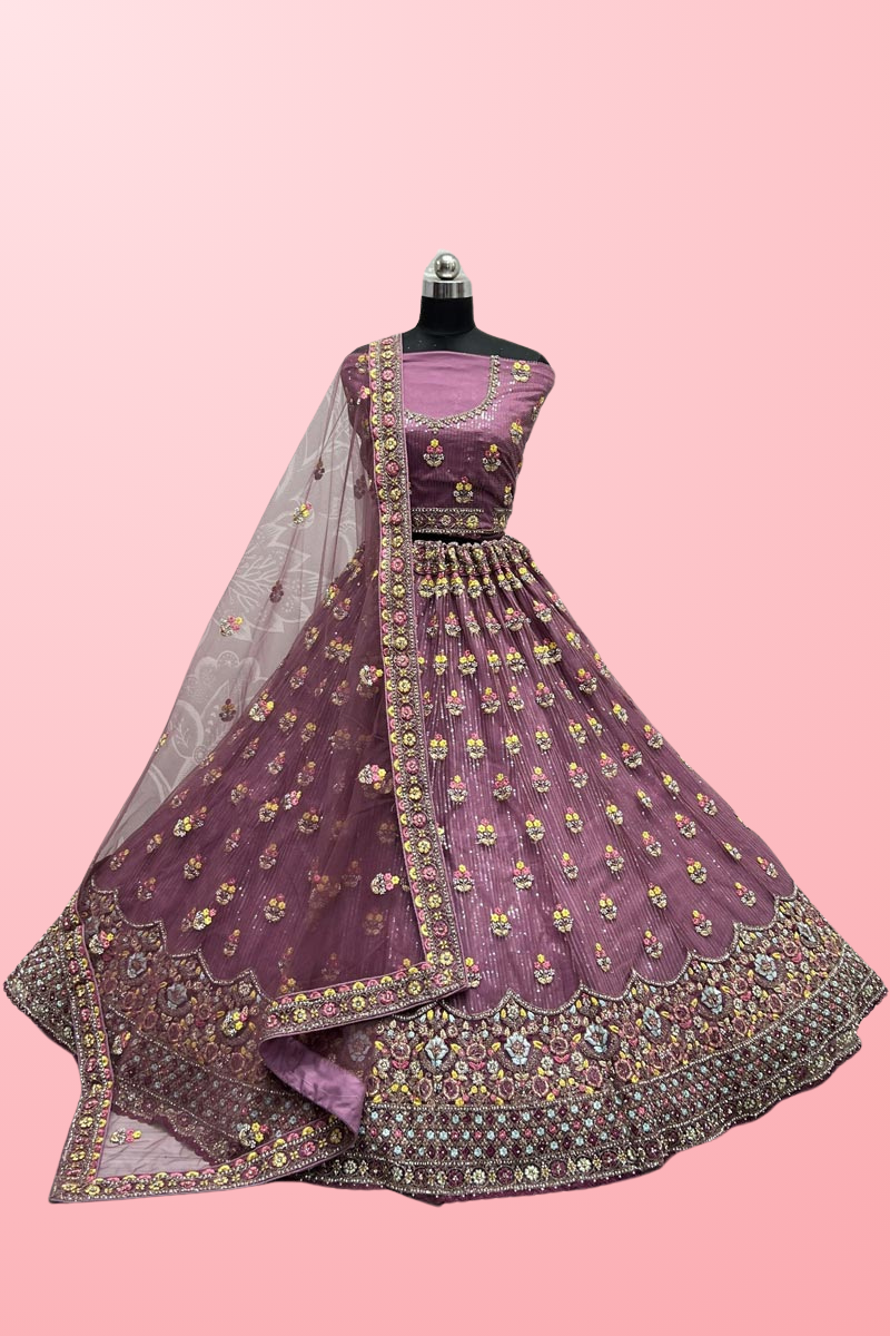 Printed bridal lehenga designs 2022 with price – Ville Fashions