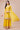 Tempting Chinon Fabric Yellow Color Function Wear Sharara Suit