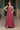 Georgette Fabric Bandhani Printed Luminous Readymade Gown In Maroon Color