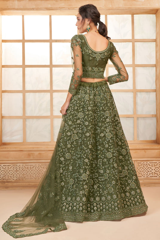 Green Bliss Bridal Designer Lehenga Choli