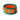 Silk Thread Handmade Customized Bangle Set In Orange And Teal