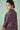 Wedding Wear Chiffon Fabric Purple Color Sequins Work Saree