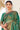 Green Color Sangeet Wear Organza Fabric Weaving Work Saree With Heavy Embroidered Blouse