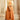 Bold and Beautiful Rayon Cotton Gown Style Kurti in Orange Color