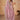 Crepe Silk Fabric Pink Fancy Sequins Work Wedding Wear Saree