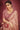 Creative Border Work On Peach Color Organza Fabric Saree