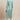 Cyan Color Straight Readymade Kurti With Printed Designs