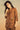 Exclusive Brown Cotton Fabric Printed V Neck Mandarin Collar Full Sleeves Readymade Co Ord Set