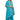 Cyan Color Viscose Fabric Casual Wear Kurti With Palazzo Set