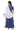 Blue Color Cotton Fabric Festive Wear Short Kurti With Sharara