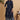 Navy Blue Color Cotton Fabric Festive Wear Straight Cut Kurti With Palazzo Set