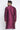 Wine Color Silk Fabric Festive Wear Readymade Kurta For Men