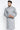 Grey Color Cotton Fabric Festive Wear Readymade Kurta For Men