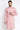 Pink Color Cotton Fabric Sangeet Wear Readymade Kurta For Men