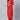 Daily Wear Red Color Plus Size Kurti With Bottom In Rayon Fabric