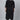 Black Color Regular Wear Simple Readymade Plus Size Kurti With Bottom