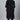 Black Color Regular Wear Readymade Plus Size Kurti With Bottom