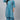 Teal Color Art Silk Fabric Casual Readymade Plus Size Kurti With Bottom