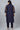 Navy Blue Color Art Silk Regular Wear Readymade Plus Size Kurti With Bottom