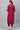 Red Crepe Fabric Casual Readymade Kurti With Bottom