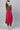 Red Crepe Regular Wear Readymade Kurti With Bottom