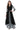 Casual Wear Rayon Fabric Black Color Readymade Top Bottom Set