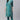 Teal Color Regular Wear Readymade Top Bottom Set In Art Silk Fabric