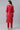Regular Wear Red Color Art Silk Fabric Readymade Top Bottom Set