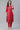 Regular Wear Red Color Art Silk Fabric Readymade Top Bottom Set