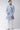 Sky Blue Color Reception Wear Indo Western For Man In Fancy Fabric