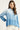 Casual Wear Rayon Fabric Blue Color Glorious Shaded Top
