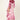 Casual Wear Crepe Fabric Pink Color Ingenious Kaftan Kurti