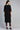 Casual Crepe Fabric Black Color Adorming Top With Bottom