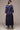 Casual Wear Navy Blue Color Printed Work Stylish Top Bottom Set In Art Silk Fabric