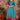 Imposing Art Silk Fabric Kurti In Cyan Color