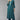 Creative Teal Color Rayon Fabric Top Bottom Set