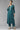 Creative Teal Color Rayon Fabric Top Bottom Set