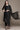 Amazing Black Color Crepe Fabric Top Bottom Dupatta Set
